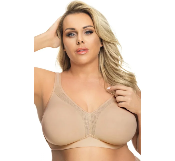 Měkká dámská podprsenka  béžová  model 19662870 - Gorsenia