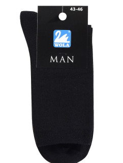 Hladké pánske ponožky s polyesterom