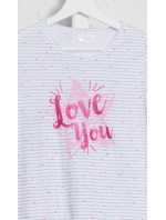 Dětská noční košile s dlouhým rukávem Love model 17844017 - Vienetta Secret