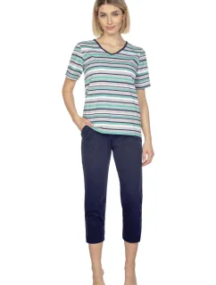 Regina 654 M-XL cr/r L24 dámske pyžamo