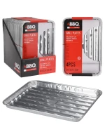 HLINÍKOVÉ GRILOVACIE TABLETY 34x23cm 4 BALENIA