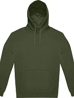 B&C ID.333 Hoodie Unisex mikina s kapucňou 01.I333 urban khaki