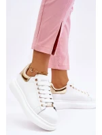 Damskie Buty Sportowe GOE LL2N4011 Biało-Złote