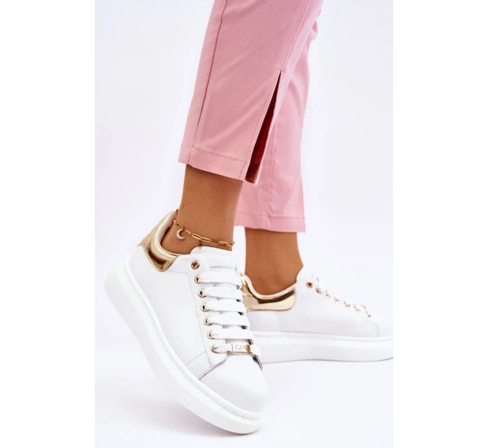 Damskie Buty Sportowe GOE LL2N4011 Biało-Złote