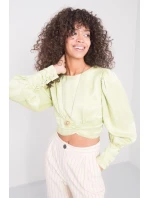 Bluzka 15578 limonkowy Bluzka 15578 limonkowy