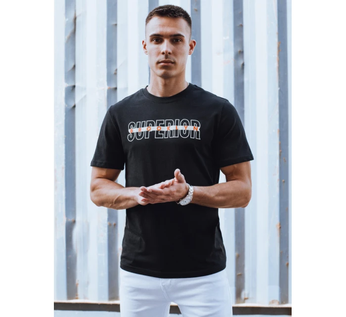 Pánské tričko s potiskem černé Dstreet model 21973668 - FashionStreet