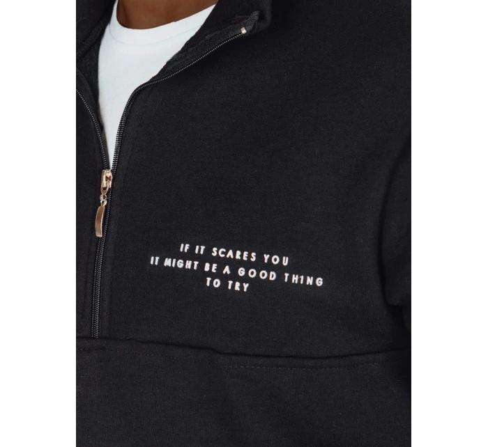 Pánská mikina s potiskem černá Dstreet model 21985951 - FashionStreet