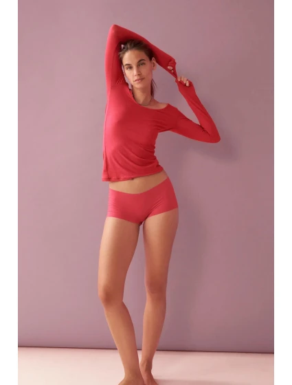 Beauty Layers Top Scoop Neck - Blood Orange - TRIUMPH Blood Orange - TRIUMPH