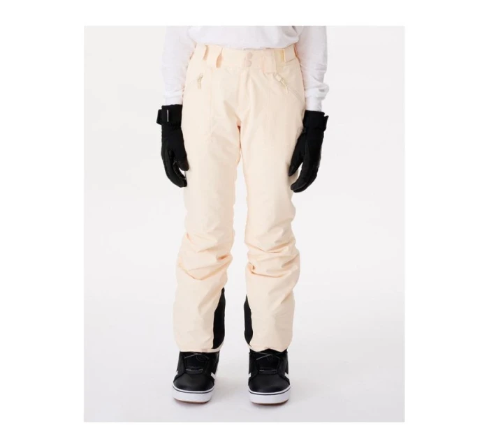 Lyžařské kalhoty RIP CURL Rider s vysokým pasem bílé