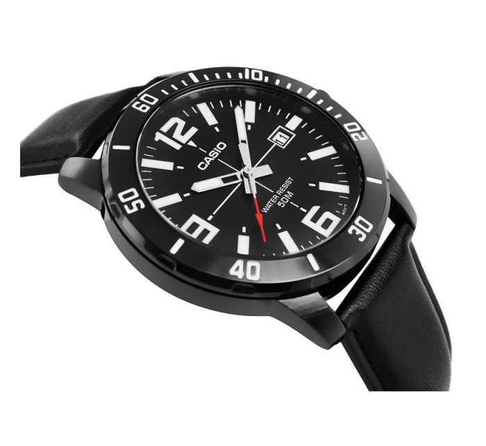 Pánske hodinky CASIO MTP-VD01BL-1 + BOX Pánske hodinky CASIO MTP-VD01BL-1 + BOX