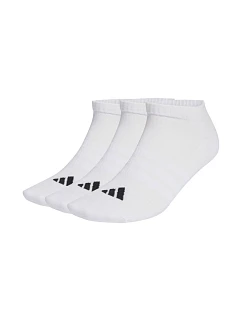 Adidas Cushioned Essentials Ponožky s nízkym strihom 3 páry biele JZ0535