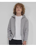 B&C Zip Hood /kids Dětská mikina s kapucí sport grey model 22445490