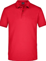 Daiber JN 710 Pánske elastické polo tričko z piké 02.0710 červené