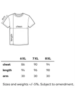 Promodoro 3090 (7XL–8XL) Pánske tričko z bio bavlny premium 40.309X, farba charcoal Promodoro 3090 (7XL–8XL) Pánske tričko z bio bavlny premium 40.309X, farba charcoal