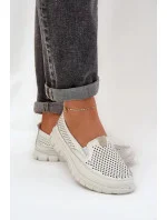 Mokasíny 24PB18-6870 cream - Krok vo veľkom štýle