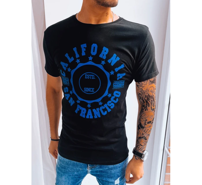 Pánské tričko s potiskem černé Dstreet model 21968604 - FashionStreet