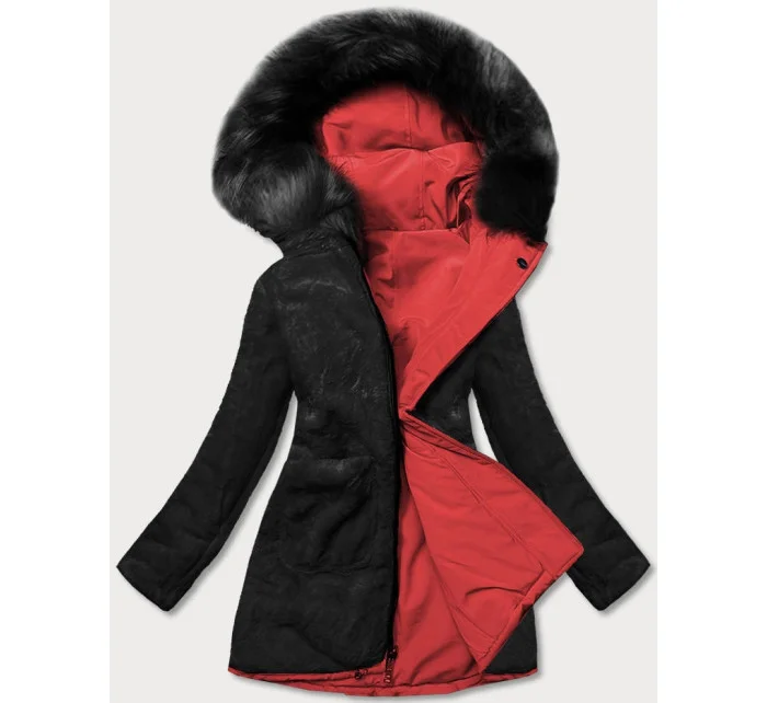 CIEPŁA KURTKA ZIMOWA DAMSKA DWUSTRONNA model 21243798 - MHM