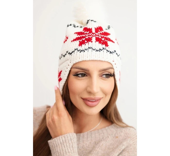 Čepice s rolováním Magda K293 camel