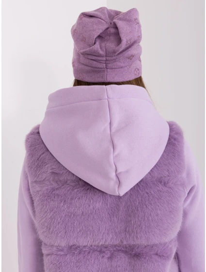 Czapka AT CZ model 18997426 jasny fioletowy - FPrice Czapka AT CZ model 18997426 jasny fioletowy - FPrice