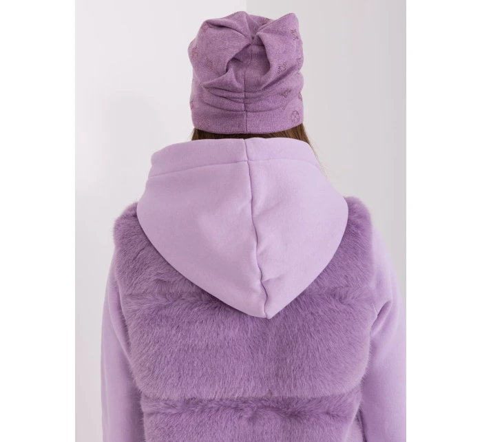 Czapka AT CZ model 18997426 jasny fioletowy - FPrice Czapka AT CZ model 18997426 jasny fioletowy - FPrice