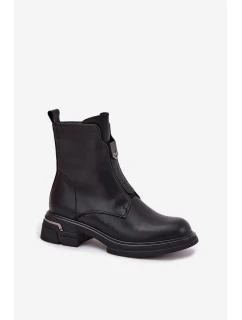 Dámske členkové topánky Karisse - čierne