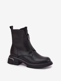 Dámske členkové topánky Karisse - čierne