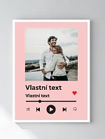 Personalizovaný magický fotorámik – 30x40 – hudobný prehrávač