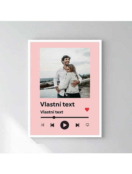 Personalizovaný magický fotorámik – 30x40 – hudobný prehrávač Personalizovaný magický fotorámik – 30x40 – hudobný prehrávač