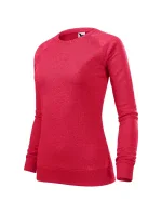 Zlúčenie mikina dámska červená zvýraznenia