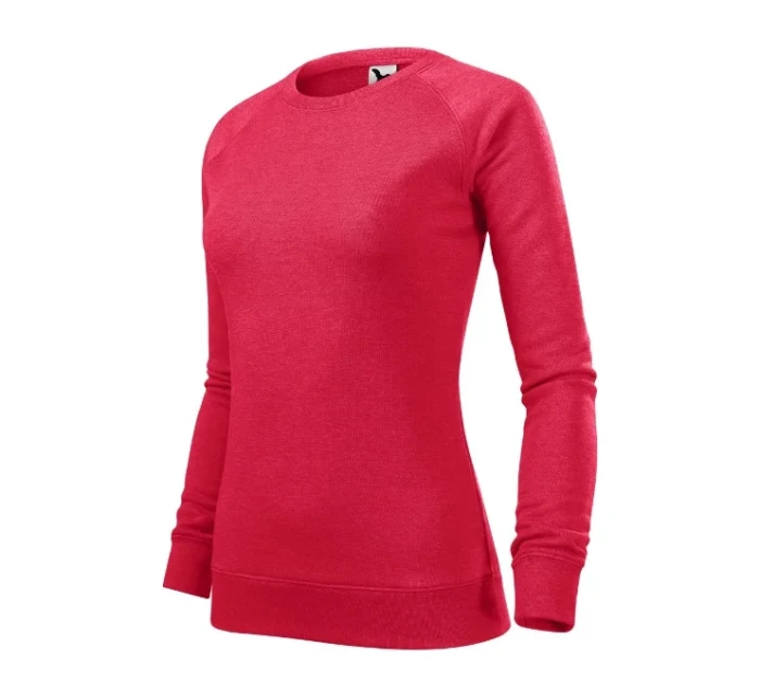 Zlúčenie mikina dámska červená zvýraznenia