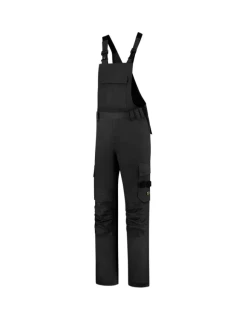 Pracovné nohavice Bib & Brace Twill Cordura s laclom unisex čierne