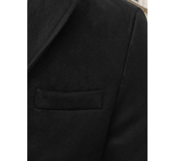 Pánsky čierny kabát FashionStreet CX0433