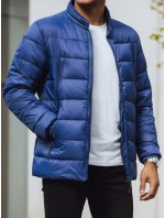 Pánská tmavě modrá prošívaná bunda Dstreet model 21969899 - FashionStreet