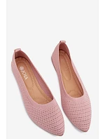 Dámske baleríny Mesh Textile Pink Sarina