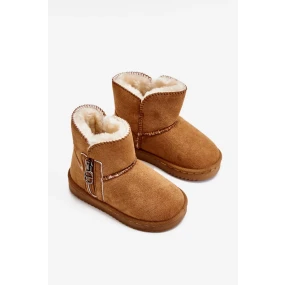 Dětské nazouvací zateplené sněhule Camel Catellie