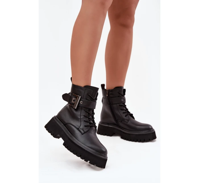 Šnurovací vyšší model 220196 Krok vo veľkom štýle