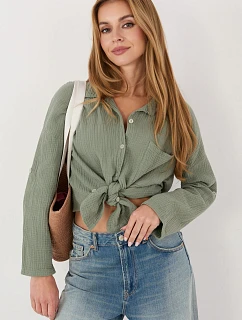 Košeľa s dlhým rukávom, model 231509, Italy Moda