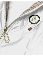 Tenké bez rukávov s kontrastným lemovaním Goodlookin white (B8583-26)