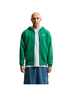 Pánska mikina Nike Club BB FZ Hoodie, zelená, FN3861, veľkosť 365 M