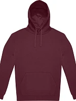 B&C ID.223 Hoodie Unisex mikina s kapucňou 01.I223 bordová