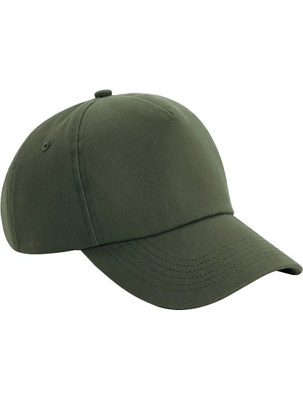 Beechfield B 25 5-panelová čiapka s kšiltom „Authentic“ 53.0025 olivovo zelená Beechfield B 25 5-panelová čiapka s kšiltom „Authentic“ 53.0025 olivovo zelená