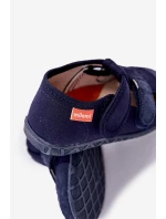 Dětské Pantofle Na Suchý Zip Tmavě Modré model 21682727 - Milami