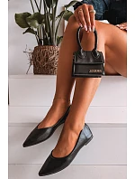 Černé baleríny z eko kůže model 22091924 - Boto