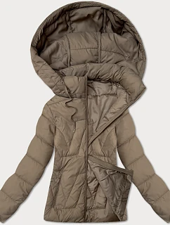 Dámska bunda s odnímateľnou kapucňou J Style béžová (16M9190-62)