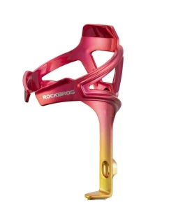 Bidon košík Rockbros červený a zlatý