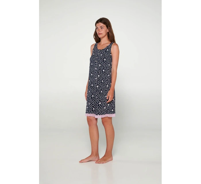 Noční košile s knoflíkovou légou model 19696363 - Vamp