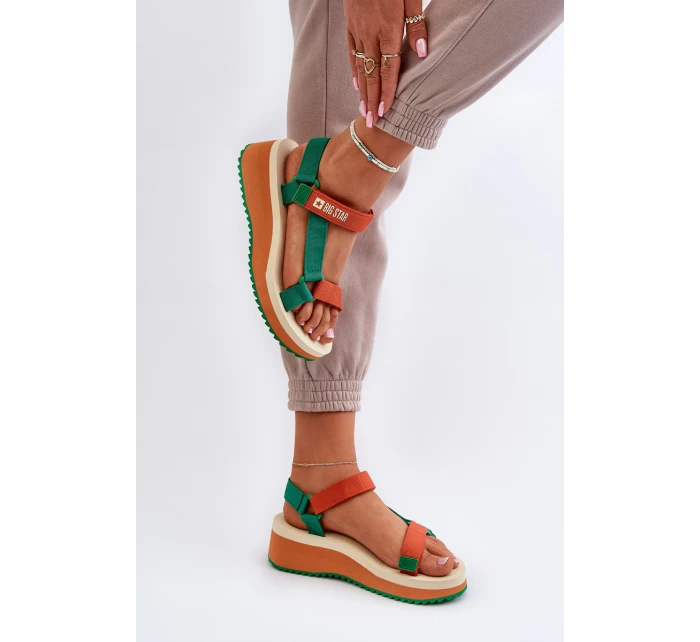 Dámské sandály na platformě a Big Star model 21652819 - Big Star Shoes