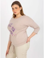 Dámska blúzka RV BZ 8457.47P béžová - FPrice