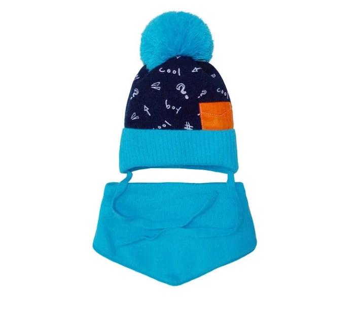 Detská súprava 38-414 čiapka a šatka - AJS