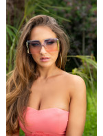 Dámske sexy obdĺžnikové slnečné okuliare BR3493 fialové - See You